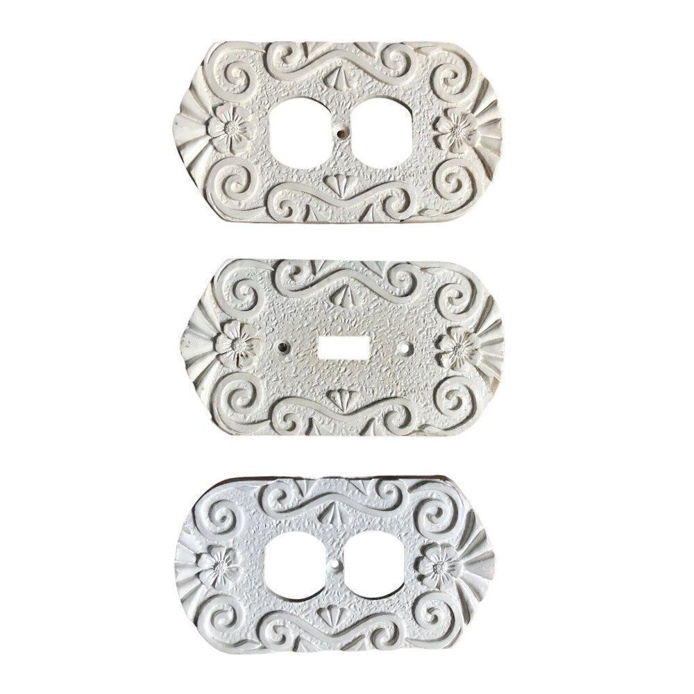 Vintage Electrical Wall Outlet Cover Plates Decorative Floral